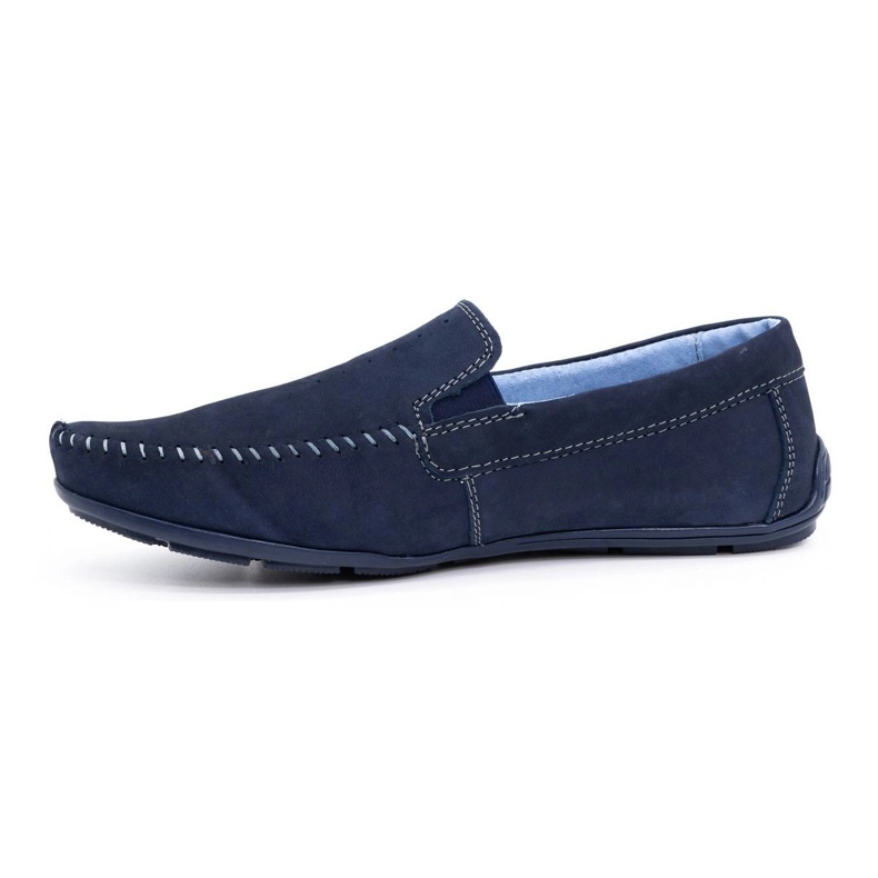 Olivier Mocassins homme cuir 937MA bleu marine 1