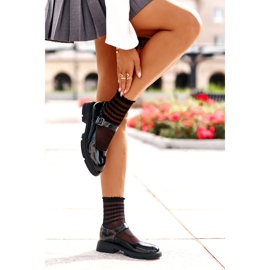 Chaussures pour femmes verni avec ceinture noire Vinceza 62179 2