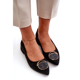 Pompes pour femmes à faible talon avec eco-eco-s.barski kv27-037 noir le noir 3