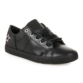L&H Baskets attachées avec un ruban le noir 2