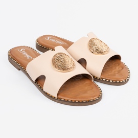 Seastar Rabats légers avec une décoration dorée beige 1 Seastar Rabats légers avec une décoration dorée beige 1