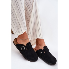 Flip en daim féminin -flops avec Big Star RR274A384 Blâme noir le noir 6