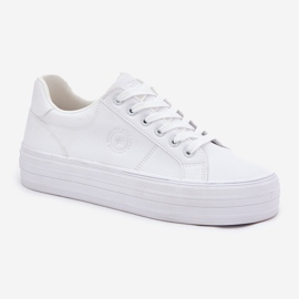 Big Star Sneakers féminins Eco Leather sur la plate-forme blanche RR274298 1 Big Star Sneakers féminins Eco Leather sur la plate-forme blanche RR274298 1
