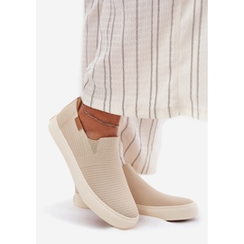 Slip-on Women's Big Star RR274721 baskets beige 1