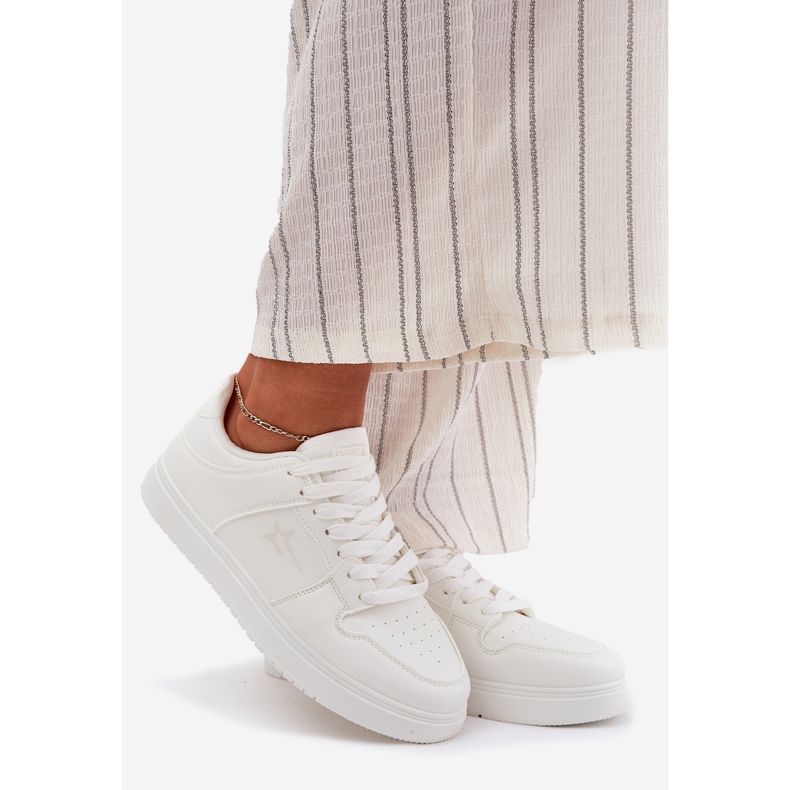 Sneakers féminins Big Star RR274A241 Système blanc Hi-Poly System blanche 1