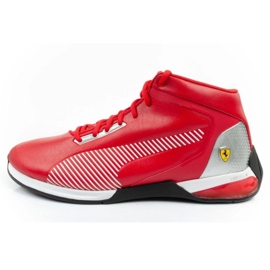 Puma Ferrari Race Cat-X Mid 306549 02 Chaussures rouge 1 Puma Ferrari Race Cat-X Mid 306549 02 Chaussures rouge 1