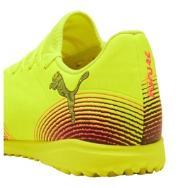Puma Future 8 Play TT 108378 03 Chaussures de football jaune 2