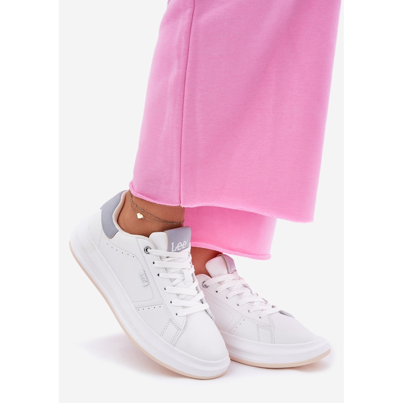 Sneakers pour femmes sur la plate-forme Lee Naomi Femmes Low 50251012.06K Blanc 1