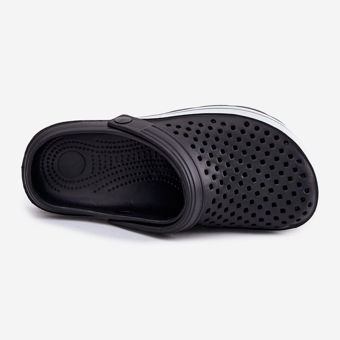 EVento Slippers de mousse pour hommes noirs le noir 2 EVento Slippers de mousse pour hommes noirs le noir 2