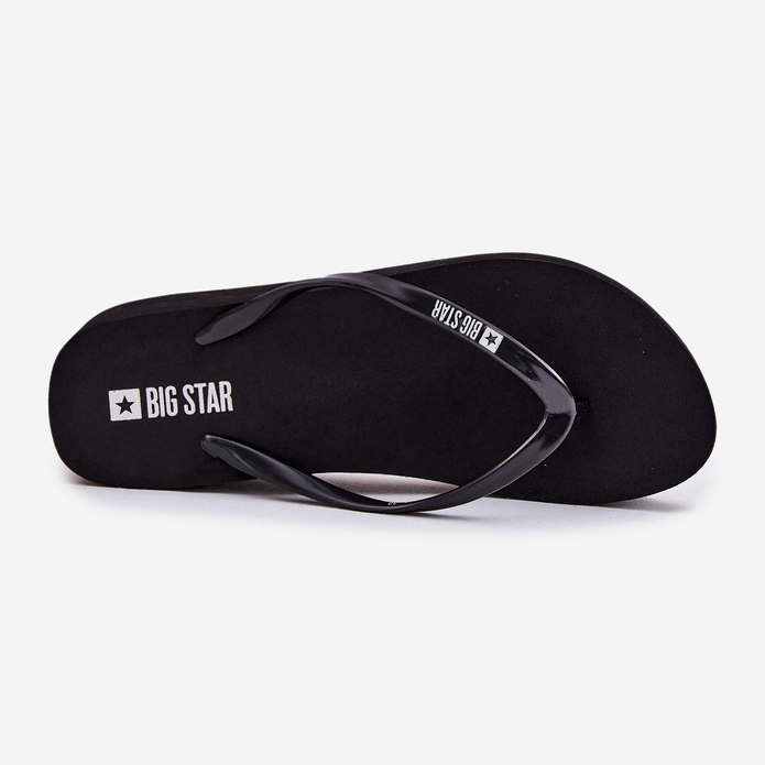 Flip pour femmes -flops sur les coins Big Star RR274A549 Black le noir 2