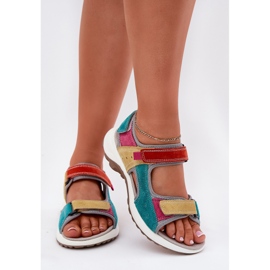 Sandales en cuir féminin McKeylor 95347 Multikolor multicolore 3