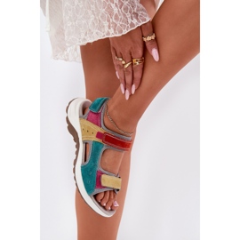 Sandales en cuir féminin McKeylor 95347 Multikolor multicolore 6