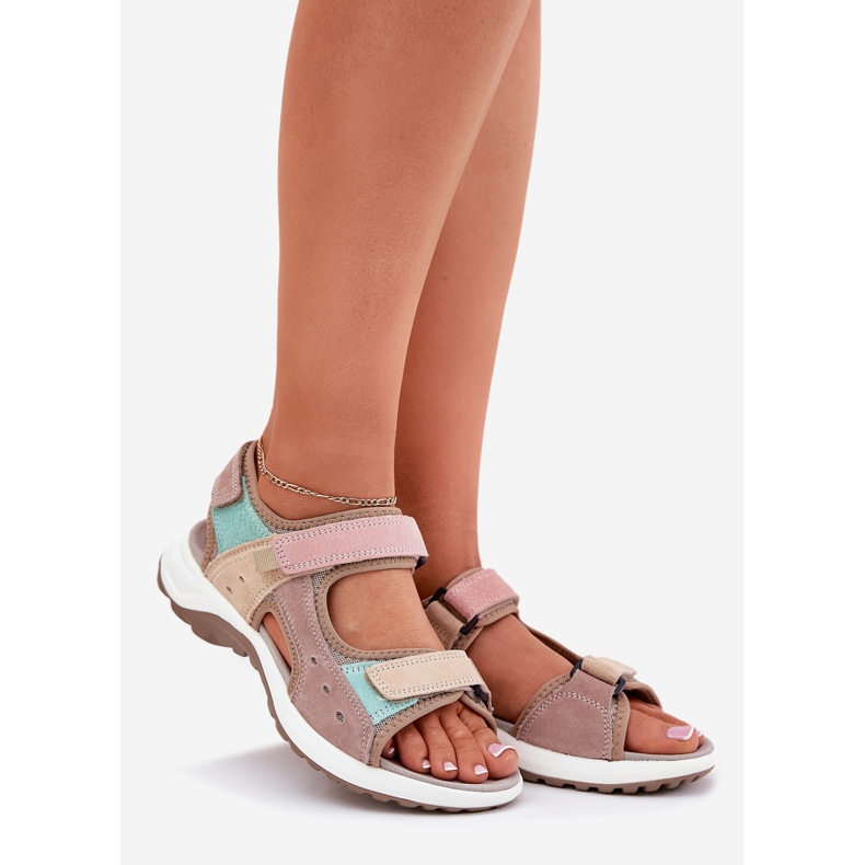 Sandales en cuir féminin McKeylor 95347 beige 1 Sandales en cuir féminin McKeylor 95347 beige 1