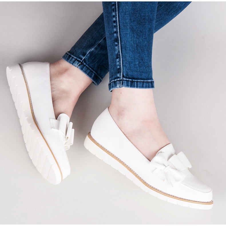 Vices Chaussures basses à nœud blanc 1