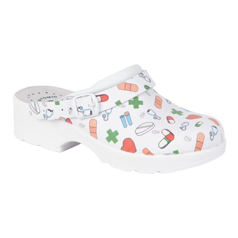 Vriston Chaussures pour femmes sottons en cuir pantoufles avec designs médicaux Comfooty Alice blanche 2 Vriston Chaussures pour femmes sottons en cuir pantoufles avec designs médicaux Comfooty Alice blanche 2