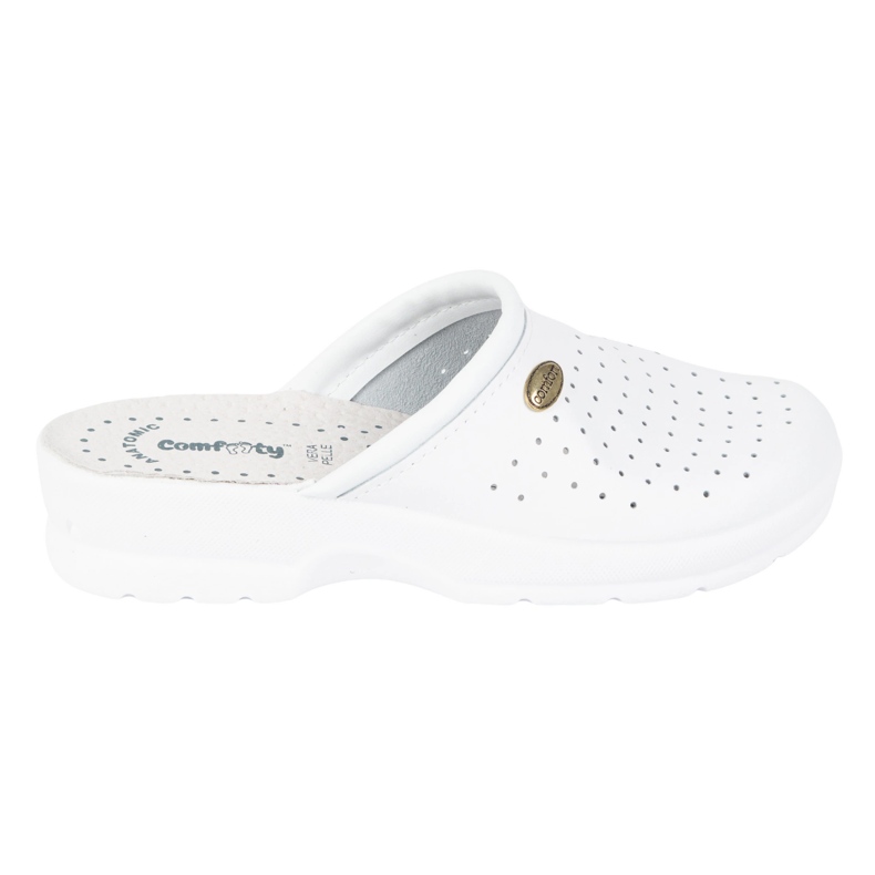 Vriston Chaussures féminines Slippées médicales confortation Alessia White blanche 1 Vriston Chaussures féminines Slippées médicales confortation Alessia White blanche 1