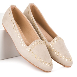 Vices Ballerines en daim brun 5
