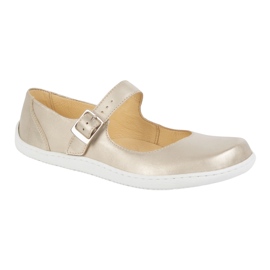 Barefoot Women's Ballerinas Olivier 1286 - Chaussures en cuir avec boucle dorée 1