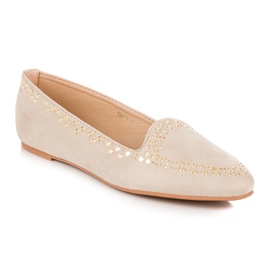 Vices Ballerines en daim brun 2