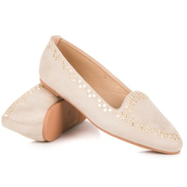 Vices Ballerines en daim brun 4