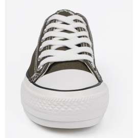 Baskets vert foncé des femmes 5