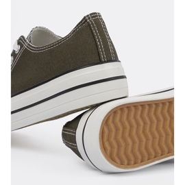 Baskets vert foncé des femmes 1