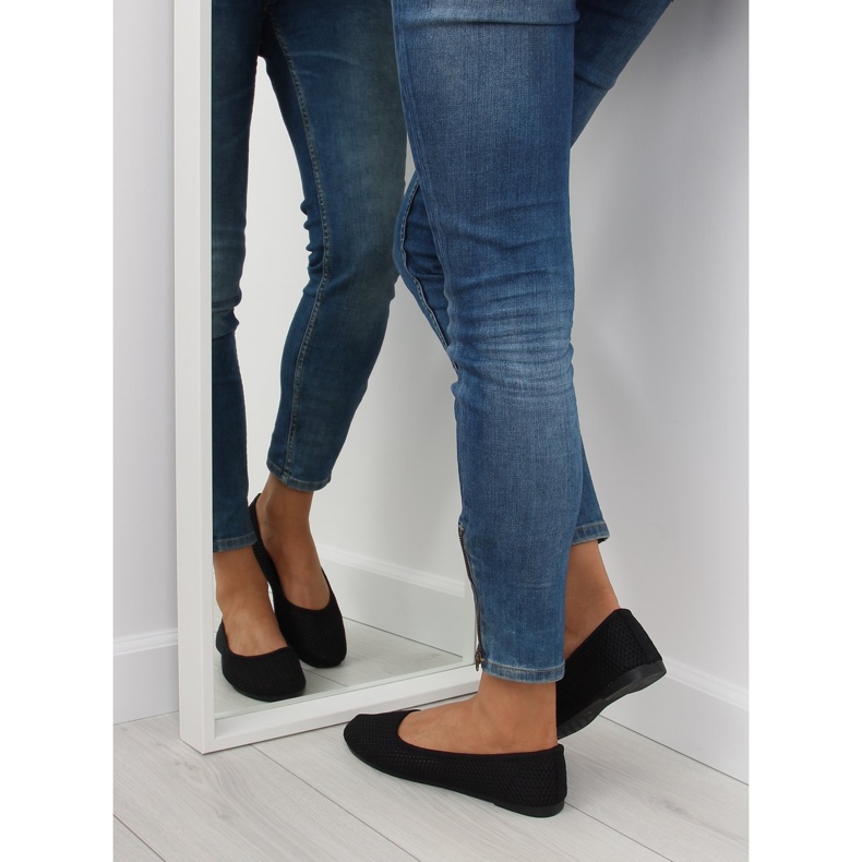 Ballerines résille noires JX56 noir 2