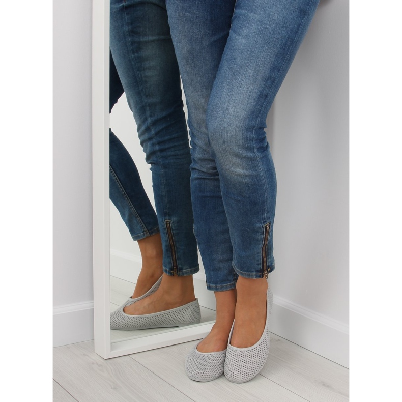 Ballerines résille grises JX56 Gris 1