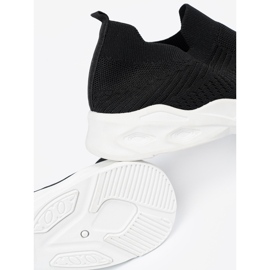 Shelvt Chaussures de sport à enfiler pour femmes noires le noir 1