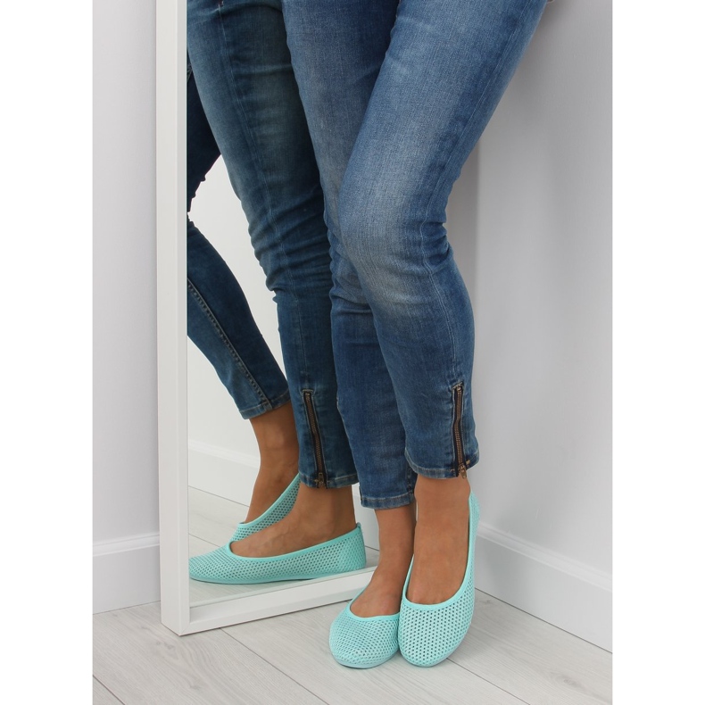 Ballerines résille menthe JX56 L.GREEN vert 1