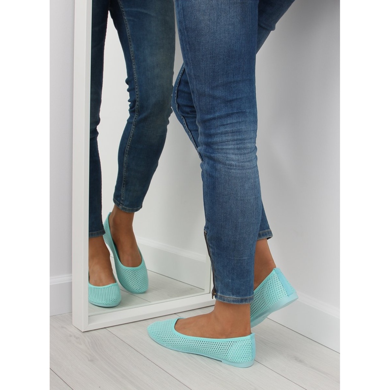 Ballerines résille menthe JX56 L.GREEN vert 2