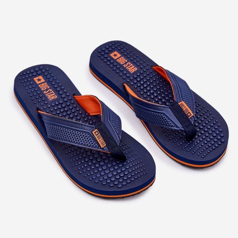 Flip pour hommes -flops Big Star RR174437 bleu marine 1