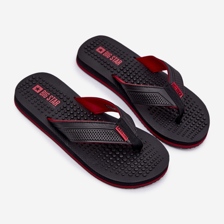 Flip pour hommes -flops Big Star RR174441 noir le noir 1 Flip pour hommes -flops Big Star RR174441 noir le noir 1