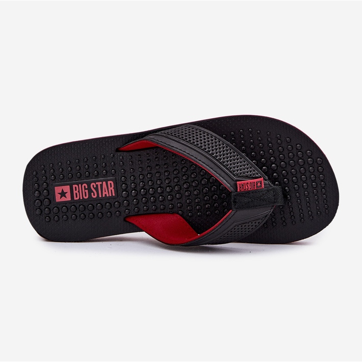 Flip pour hommes -flops Big Star RR174441 noir le noir 2 Flip pour hommes -flops Big Star RR174441 noir le noir 2