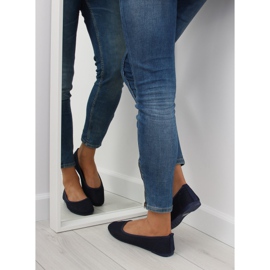 Ballerines en résille bleu marine 2
