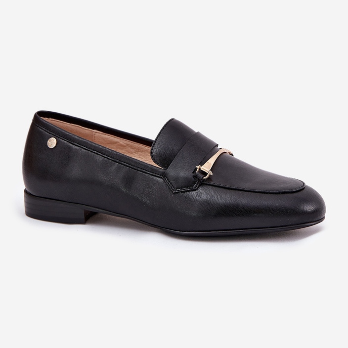 Chaussures en cuir pour femmes Maciejka K6809-01 Black noir 1