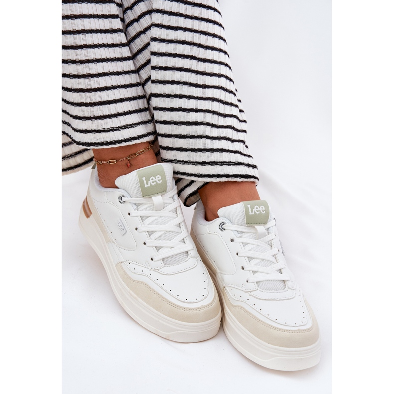 Sneakers pour femmes sur la plateforme Lee Emma Women Low 50251014.04L beige 1