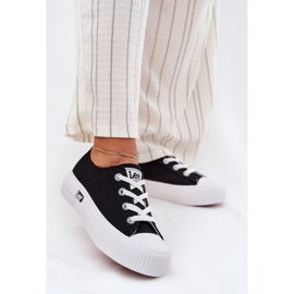 Sneakers pour femmes sur la plate-forme Lee Isla C Femmes Low 50251001 Black noir 2