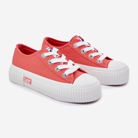 Sneakers pour les jeunes pour enfants Lee Isla C Low 50251058 Coral orange 1 Sneakers pour les jeunes pour enfants Lee Isla C Low 50251058 Coral orange 1