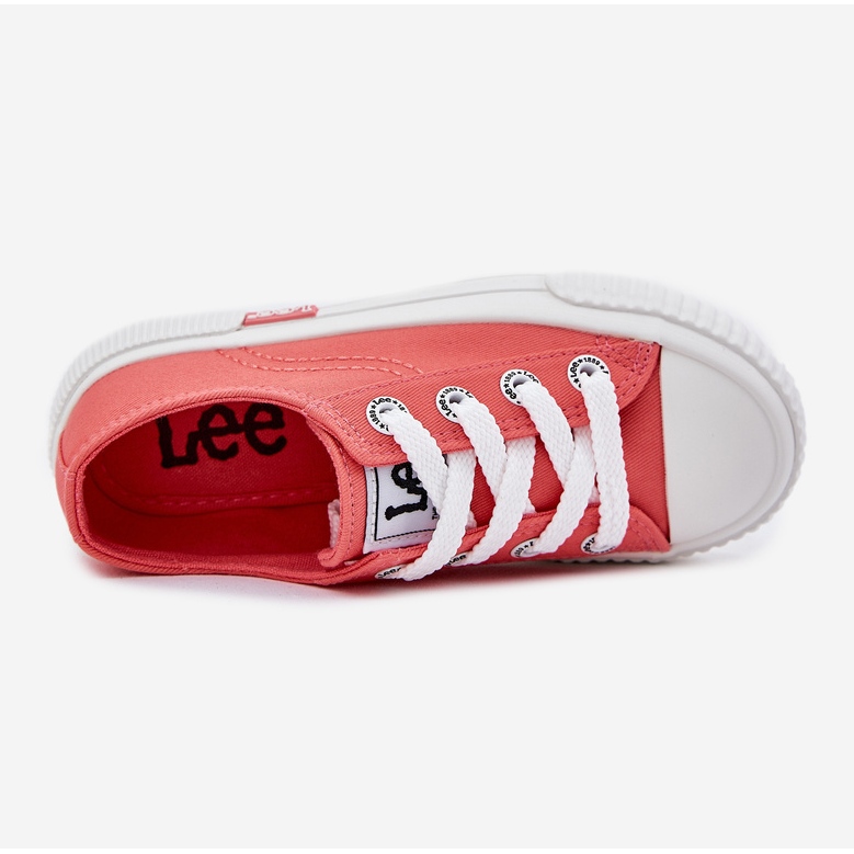 Sneakers pour les jeunes pour enfants Lee Isla C Low 50251058 Coral orange 2 Sneakers pour les jeunes pour enfants Lee Isla C Low 50251058 Coral orange 2