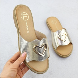 Volet des femmes avec un cœur décoratif Golden Filippo DK6909 d'or 1 Volet des femmes avec un cœur décoratif Golden Filippo DK6909 d'or 1