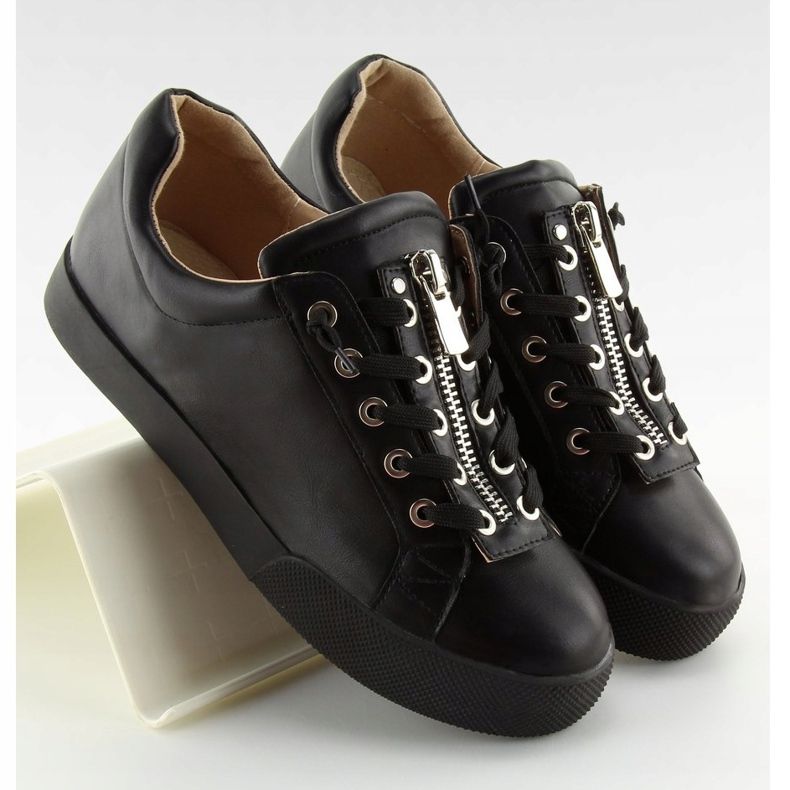 Baskets femme noires 7209 Noir 1