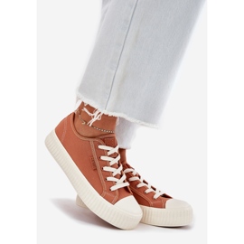 Material Sneakers pour femmes sur la plate-forme Orange Big Star RR274778 1