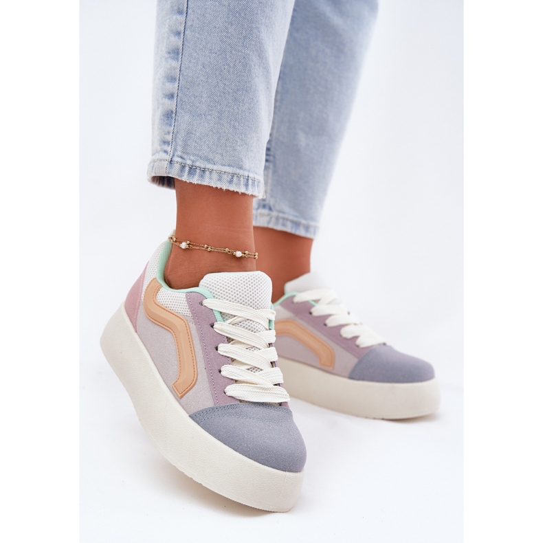 Inna Baskets Plateforme Femme Multicolore 2