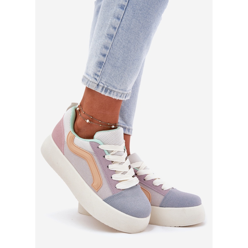 Inna Baskets Plateforme Femme Multicolore 1