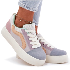 Inna Baskets Plateforme Femme Multicolore 8