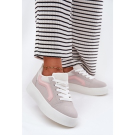 Inna Baskets Plateformes Femme Gris 2