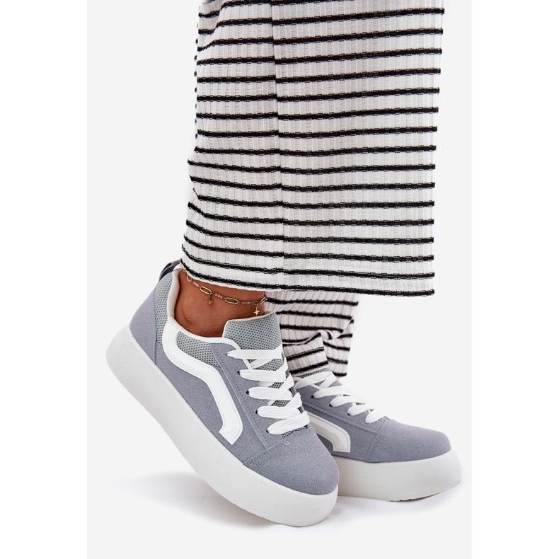 Inna Baskets à plateforme pour femmes, bleu 1 Inna Baskets à plateforme pour femmes, bleu 1