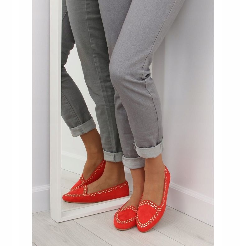 Mocassins lordsy rouge 1389 Rouge 1