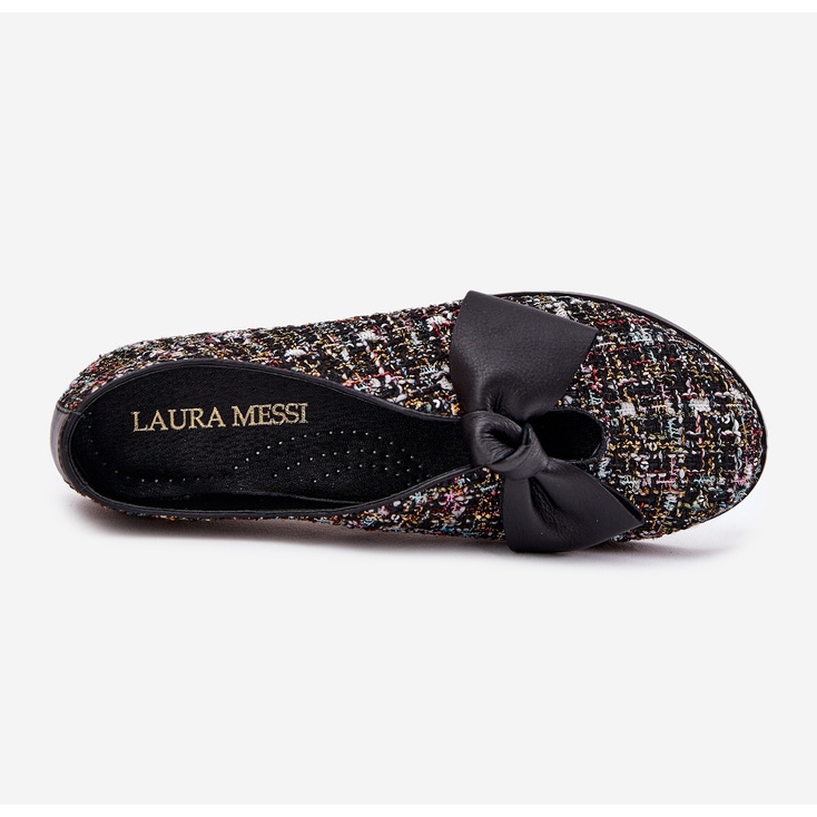 Ballerines en cuir avec Laura Messi 2921 Black Arc le noir 2 Ballerines en cuir avec Laura Messi 2921 Black Arc le noir 2